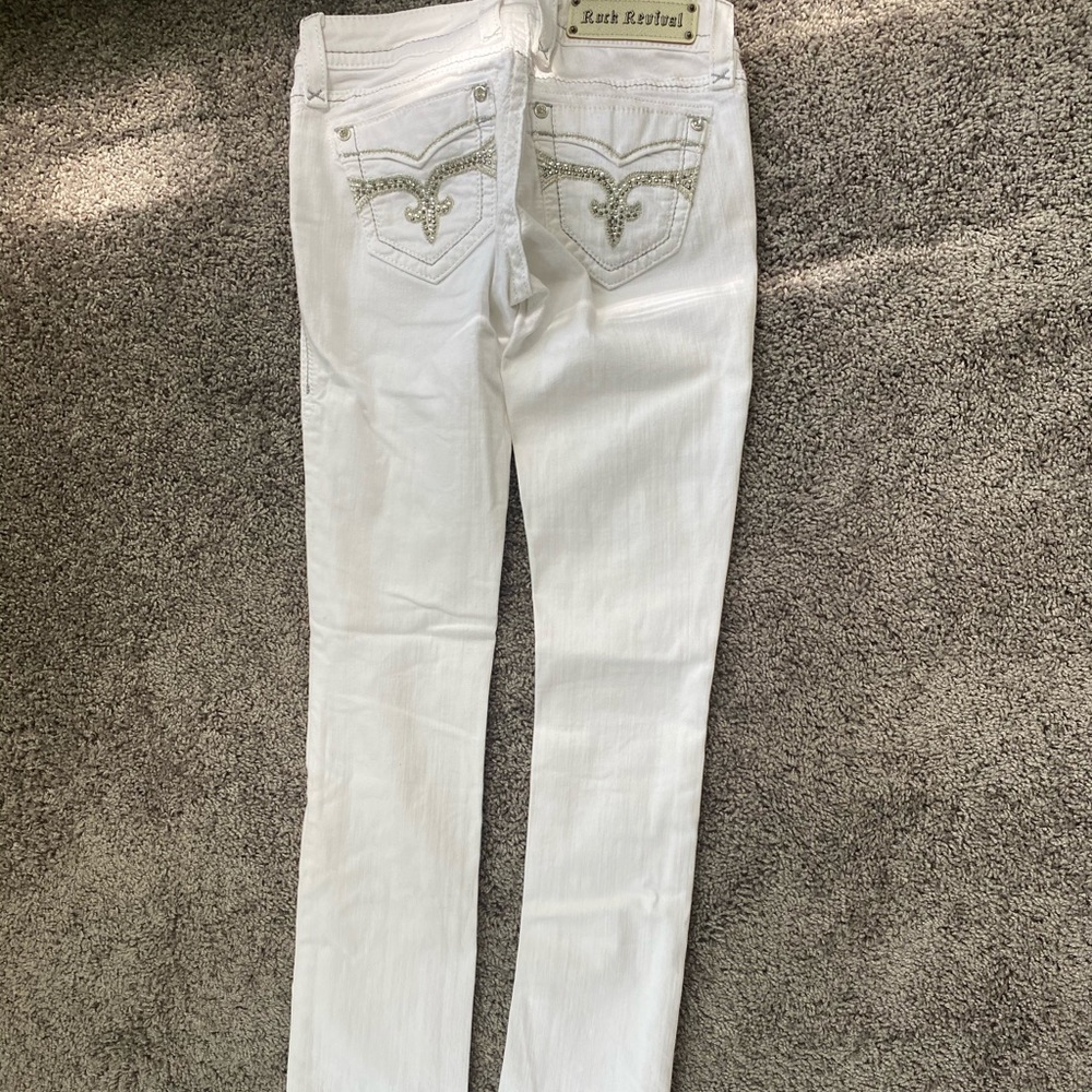 white rock revival straight leg jeans